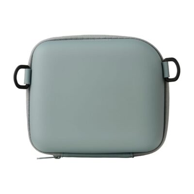 Funda Protectora Verde Para Dispositivos, Con Cremallera Y Asas, Ideal Para Tecnología Y Fotografía.