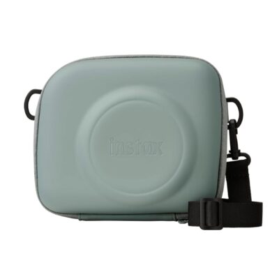 Funda De Cámara Instax De Color Verde, Diseño Compacto Y Strap Ajustable, Ideal Para Protección Y Transporte.