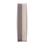 Batería portátil de estilo moderno con botón de encendido y tecla Fn, ideal para dispositivos tecnológicos.