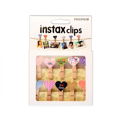 Fujifilm Instax Set 10 Pinzas con imán diseño Corazón