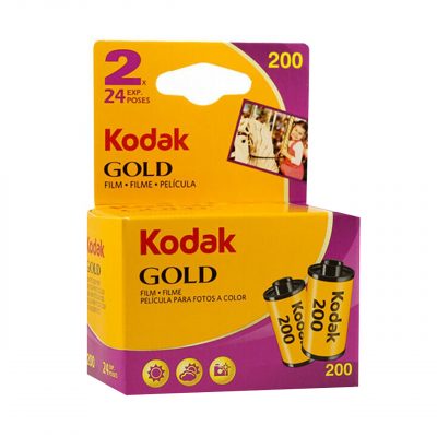Kodak Gold 200-24 Película Negativo Color 35mm Bipack