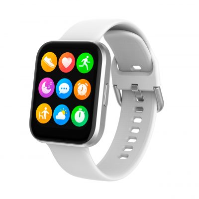 Swiss+Go Smart Watch Zurich cuerpo aluminio Plata + 2 Correas