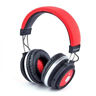 Swiss+Go Auricular Bluetooth HP001BT Rojo