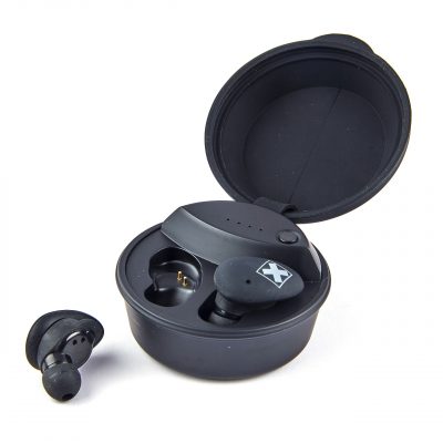 Swiss+Go Auricular Bluetooth Earbuds HS-99 AU 20Hz-20kHz, 16 ohm, estuche cargador, IPX5 2-3h reproducción