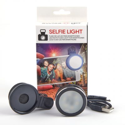 Swiss+Go Selfie Light, 4 niveles intensidad, 40 min. autonomía