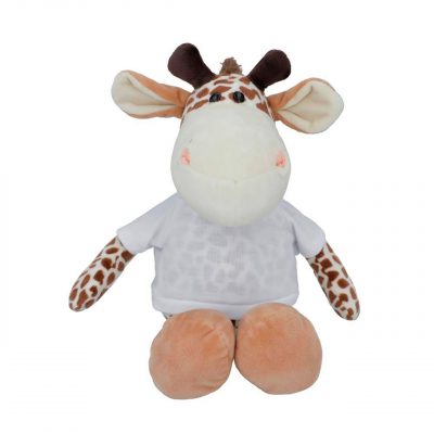 AP Peluche 23 cm con Camiseta Personalizable Mod. Jirafa