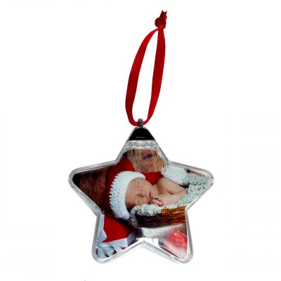 AP Foto Adorno Navidad Personalizable Estrella 84x72 mm